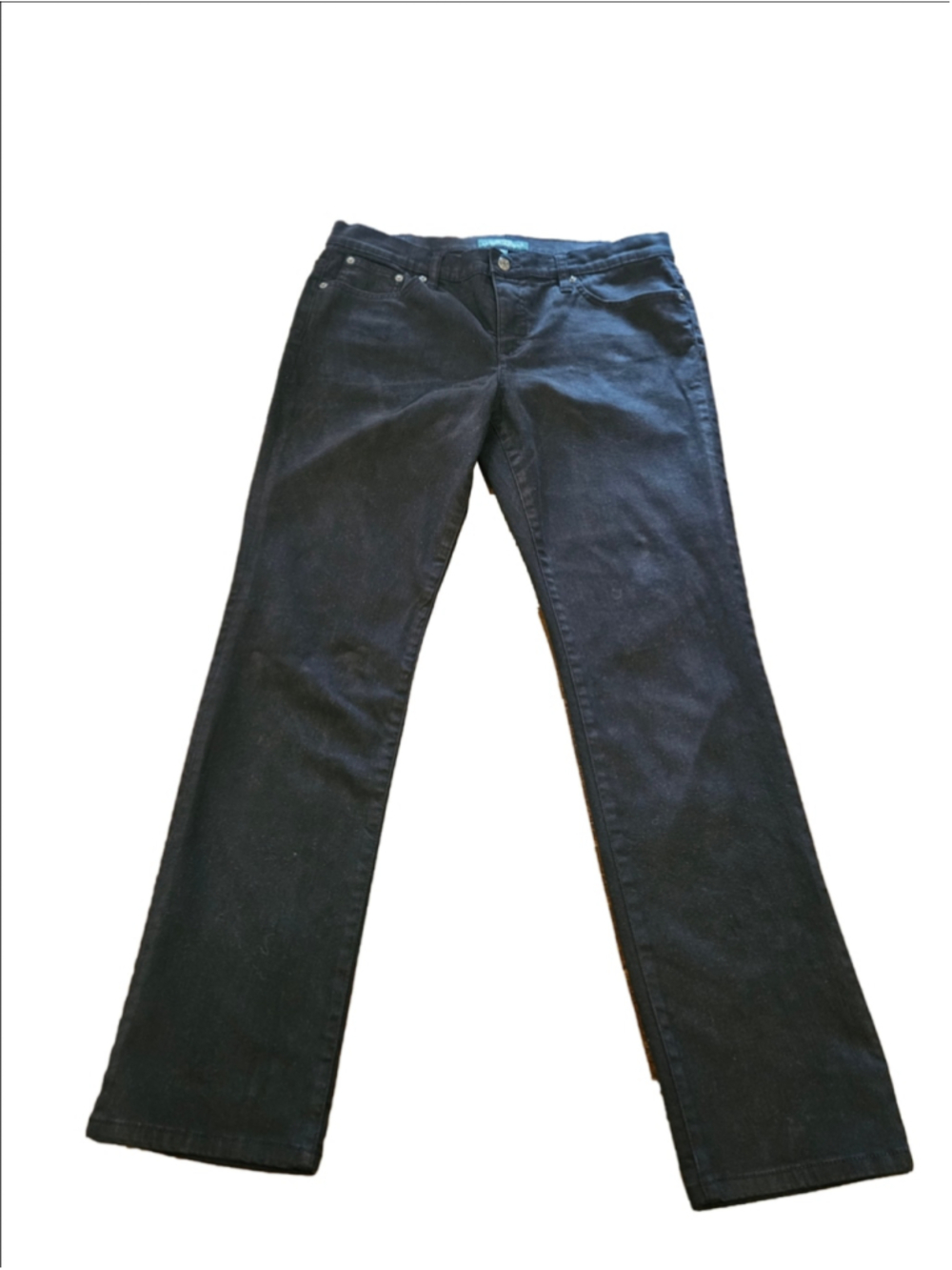 Women's Lauren Ralph Lauren Black Mid-Rise 31" Inseam Jeans Size 14